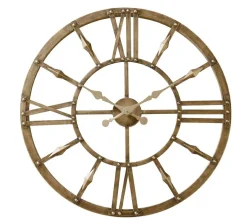 Metalen klok NIMAR Ø80cm brass