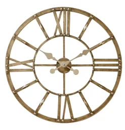Metalen klok NIMAR Ø60cm brass