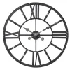Metalen klok NIMAR Ø60cm zwart