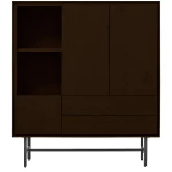 Opbergkast Belvio 125 cm dark oak