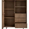 Opbergkast Calvo 143x115x045 cm bruin