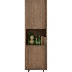 Opbergkast Calvo 202x060x040 cm bruin