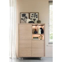 Opbergkast Famosa Bruin 136x102x45 cm