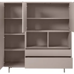 Opbergkast Famosa Grijs 150x150x45 cm