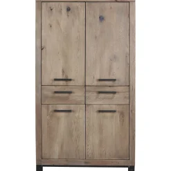 Opbergkast HEVANO (102 CM) eikenhout moose