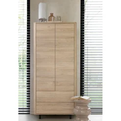 Opbergkast Lirona Old oak 2 deuren, 2 lades