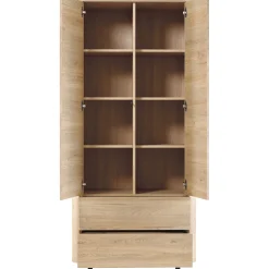 Opbergkast Lirona Old oak 2 deuren, 2 lades