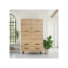 Opbergkast Paranno 177x110x42 cm bruin