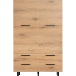 Opbergkast Paranno 177x110x42 cm bruin