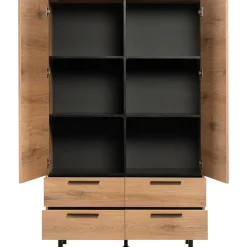 Opbergkast Paranno 177x110x42 cm bruin