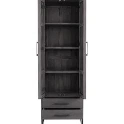 Opbergkast Piastra 64 cm zwart gesloten