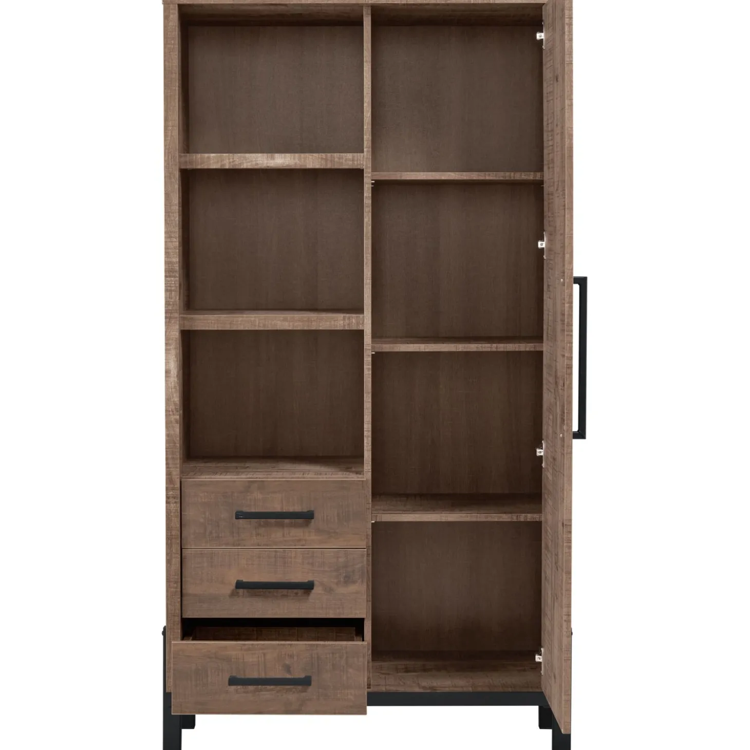 Opbergkast Ricardi 175x90x45 cm dark mango