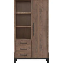 Opbergkast Ricardi 175x90x45 cm dark mango