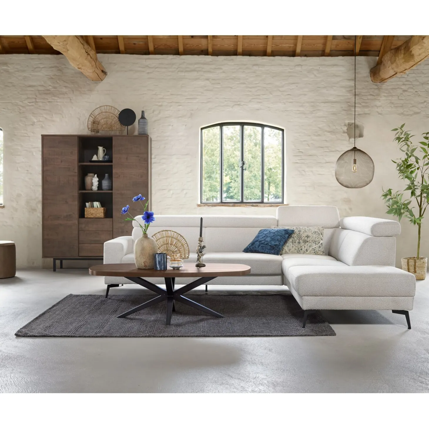 Opbergkast Spazzare (148 Cm) dark mango