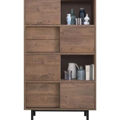 Opbergkast Spazzare Laag (100 Cm) dark mango