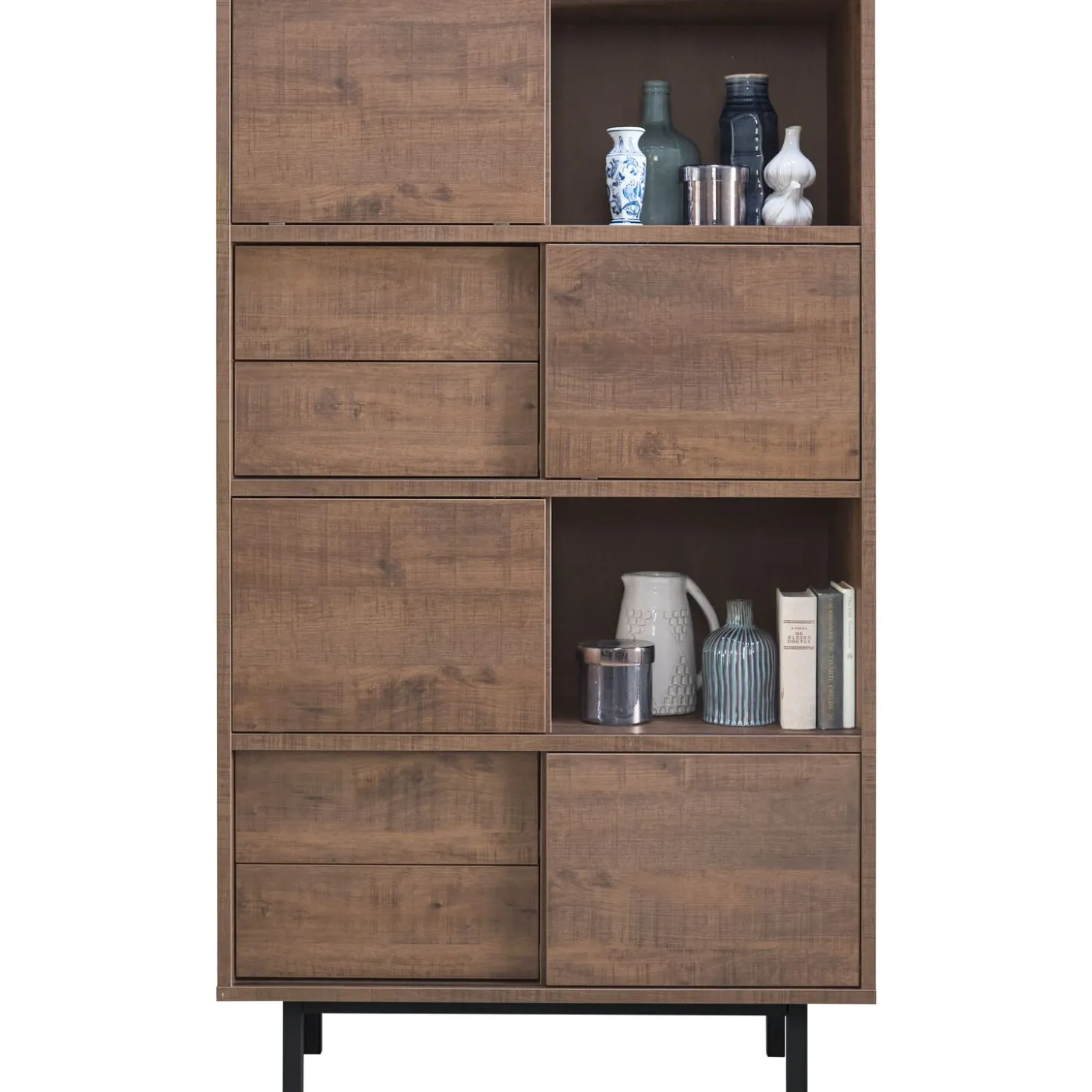 Opbergkast Spazzare Laag (100 Cm) dark mango