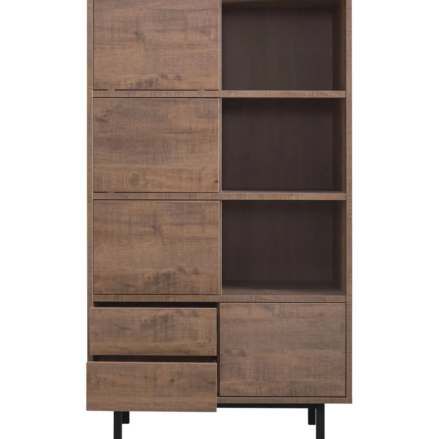 Opbergkast Spazzare Laag (100 Cm) dark mango