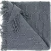 Plaid Collina 127x152cm donkergrijs