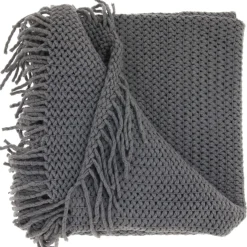 Plaid Gresso 127x152cm donkergrijs