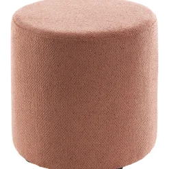 Poef Roby 45 cm bruin rond