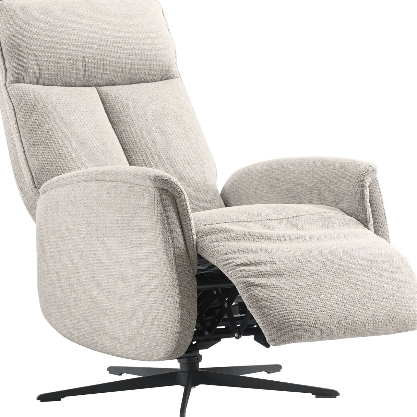Relaxfauteuil Assele Lichtgrijs