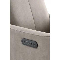 Relaxfauteuil Lanciare Elektrisch lichtgrijs