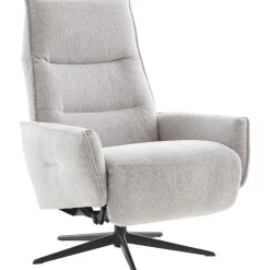 Relaxfauteuil Livo Handmatig verstelbaar lichtgrijs