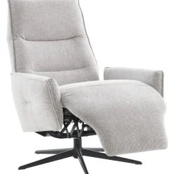 Relaxfauteuil Livo Handmatig verstelbaar lichtgrijs