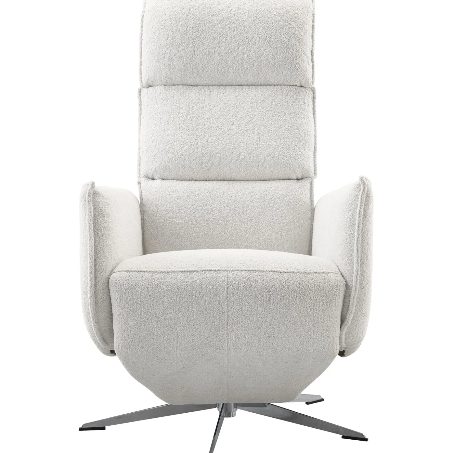 Relaxfauteuil Moio Verstelbare rug en voetensteun M lichtgrijs