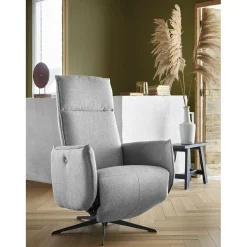 Relaxfauteuil Moio Verstelbare rug en voetensteun