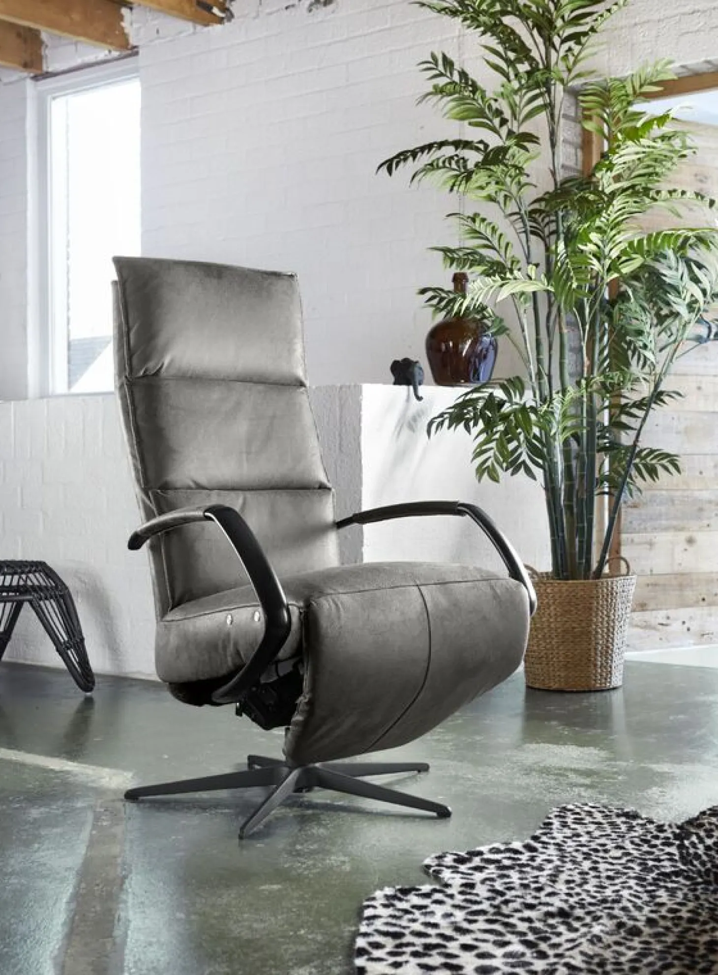 Relaxfauteuil MOIO Verstelbare rug en voetensteun