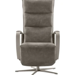 Relaxfauteuil Seduto Elektrisch microleder donkergrijs