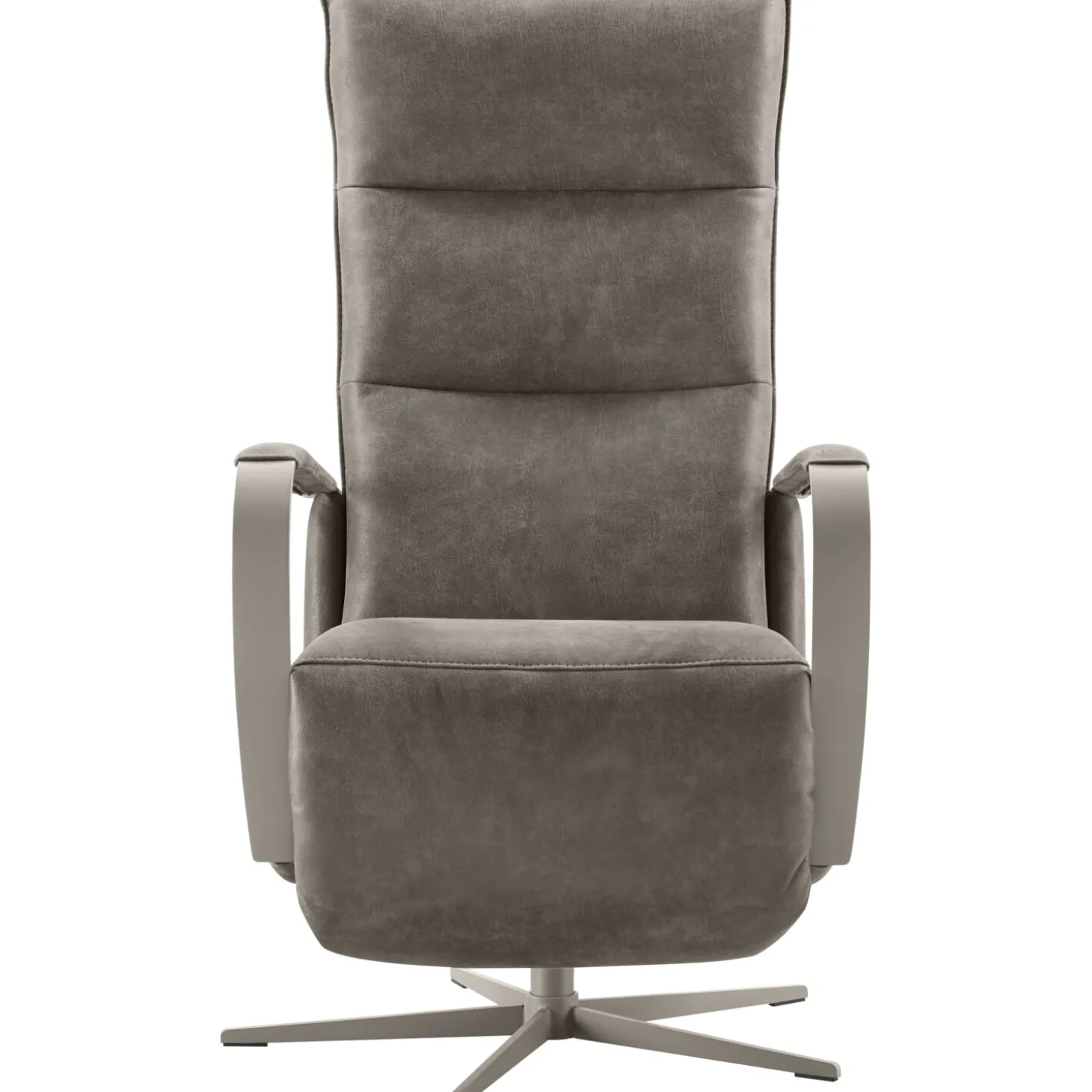 Relaxfauteuil Seduto Elektrisch microleder donkergrijs