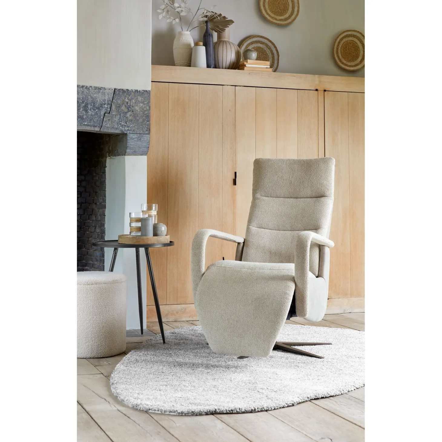 Relaxfauteuil Seduto Naturel beige
