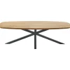 Salontafel Aska Teakhout 70x140 cm Deens ovaal naturel brushed