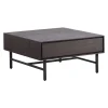 Salontafel Belvio 85x85 dark oak fineer