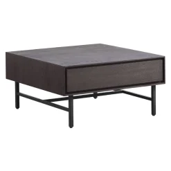 Salontafel Belvio 85x85 dark oak fineer