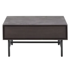 Salontafel Belvio 85x85 dark oak fineer