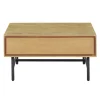 Salontafel Belvio 85x85 vierkant light oak