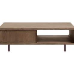 Salontafel Calvo Bruin 123x64 cm rechthoekig