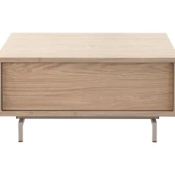 Salontafel Famosa 83x83 cm vierkant bruin