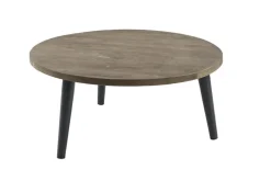 Salontafel Fidanza Rond 80 mango grijs