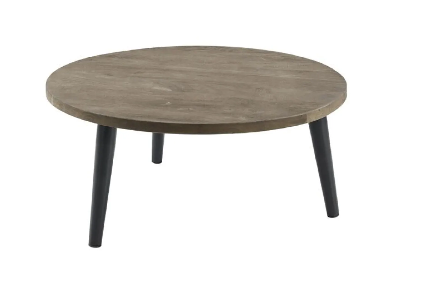 Salontafel Fidanza Rond 80 mango grijs