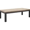 Salontafel HEVANO Eikenhout 70x140 cm rechthoekig moose