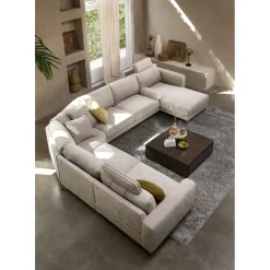 Salontafel Lavio Eikenhout 86x86 cm vierkant grafiet