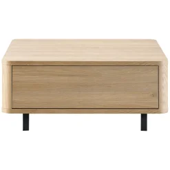 Salontafel Lirona Old oak 82 cm vierkant