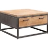 Salontafel Mesola 75x75 cm vierkant mango natural