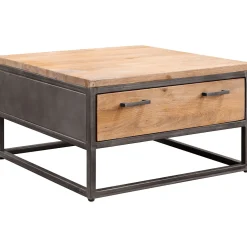 Salontafel Mesola 75x75 cm vierkant mango natural