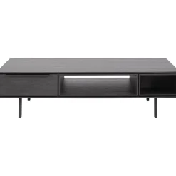 Salontafel Nero 67x135 cm rond noir
