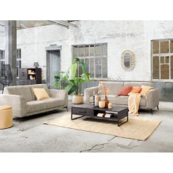 Salontafel Piastra 126x64 cm zwart